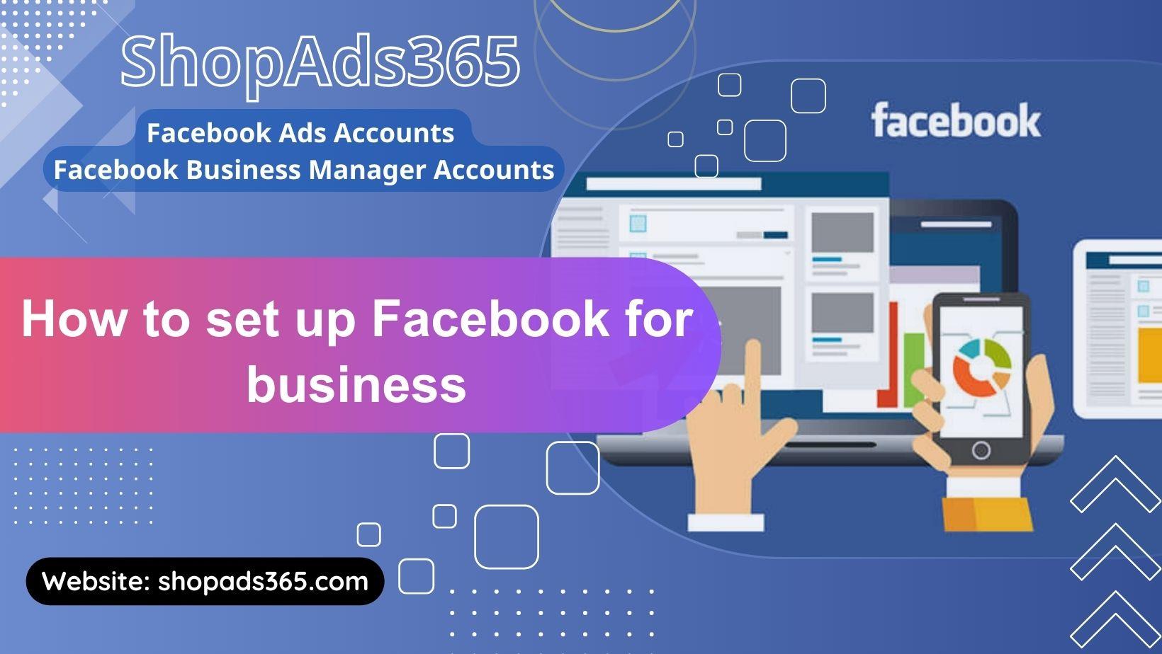 How to set up Facebook for business